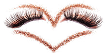 Load image into Gallery viewer, Lash Heart Wall Decal Glitter Eyelash Wall Sticker Beauty Salon Decor Lash Studio Wall Art Esthetician Decor Vinyl Wall Decal