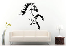 Load image into Gallery viewer, Jumping Running Horse Beautiful Gorgeous Graceful Animal Creature Wall Decal Vinyl Sticker Mural Room Decor L650