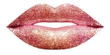 Load image into Gallery viewer, Rose Gold Glitter Lips Wall Decal Makeup Wall Sticker Beauty Salon Decor Nail Studio Wall Art Glam Lips Vinyl Wall Decal Luxury Decor