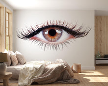 Load image into Gallery viewer, Lash Studio Wall Decal, Eyelash Salon Wall Art, Beauty Room Mural, Eye Lash Decor, Esthetician Sticker, 555mv
