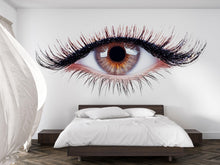 Load image into Gallery viewer, Lash Studio Wall Decal, Eyelash Salon Wall Art, Beauty Room Mural, Eye Lash Decor, Esthetician Sticker, 555mv