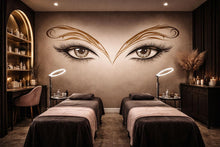 Load image into Gallery viewer, Lash Studio Wall Decal, Beauty Eyes Wall Art, Esthetician Room Decor, Salon Wall Mural, 561mv
