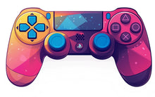 Load image into Gallery viewer, Colorful Game Controller Wall Decal, Gaming Wall Sticker, Gamer Room Wall Art, Kids Bedroom Decor, Playroom Wall Decor, 258gm