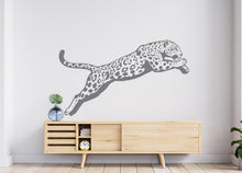 Load image into Gallery viewer, Leopard wall decals, Leopard Wall Sticker, Cheetah wall art, Animals wall vinyl Wild Cat Vinyl Sticker Decor Nursery Wild Pet 1092RS