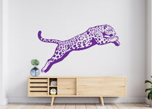 Load image into Gallery viewer, Leopard wall decals, Leopard Wall Sticker, Cheetah wall art, Animals wall vinyl Wild Cat Vinyl Sticker Decor Nursery Wild Pet 1092RS