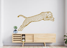 Load image into Gallery viewer, Leopard Wall Decals, Cheetah Animal Vinyl Sticker Decor, Wild Cat Art 1093RS