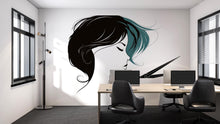 Load image into Gallery viewer, Hair Stylist Sticker, Salon Decal, Hairdresser Gift, Beauty Sticker, Scissor Art Decal, Cosmetology Sticker, Laptop Decal, 268gm