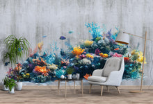 Load image into Gallery viewer, Coral Reef Sticker, Ocean Life Decal, Sea Life Sticker, Underwater Art, Marine Life Gift, Laptop Sticker, Water Bottle, 275gm