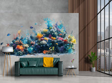 Load image into Gallery viewer, Coral Reef Sticker, Ocean Life Decal, Sea Life Sticker, Underwater Art, Marine Life Gift, Laptop Sticker, Water Bottle, 275gm
