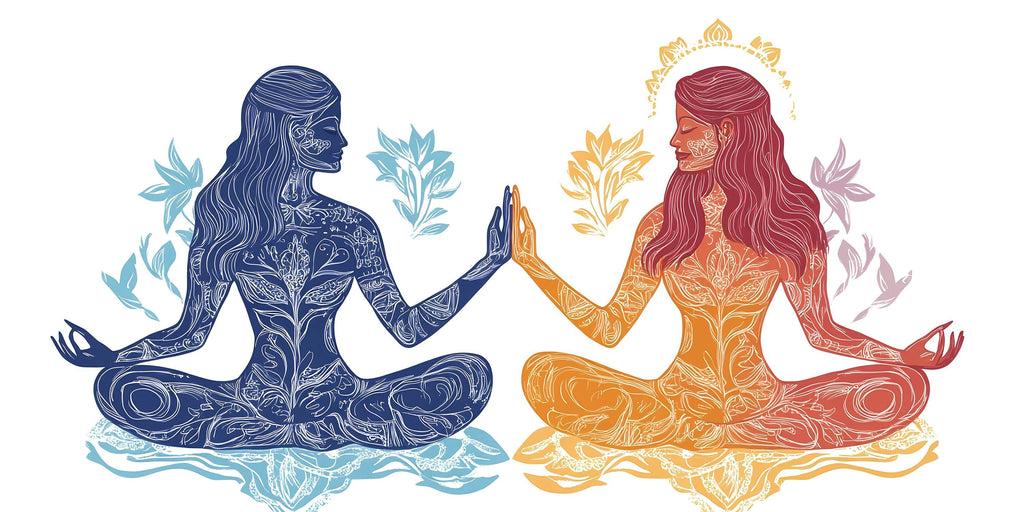 Yoga Sticker, Meditation Women Decal, Spiritual Art Sticker, Boho Zen Gift, Feminine Yoga Art, Laptop Sticker, 279gm