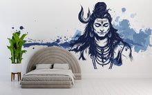 Load image into Gallery viewer, Shiva Sticker, Hindu Art Decal, Spiritual Yoga Sticker, Meditation Gift, Zen Wall Art, Laptop Sticker, Water Bottle, 285gm