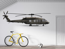 Load image into Gallery viewer, Helicopter Sticker, Black Hawk Decal, Aviation Art Sticker, Pilot Gift, Aircraft Lover Decal, Laptop Sticker, 293gm