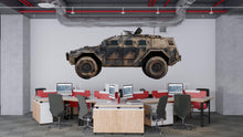 Load image into Gallery viewer, Armored Truck Sticker, Military Vehicle Decal, Tactical Truck Sticker, Army Truck Art, Combat Vehicle Decal, 298gm