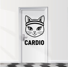 Load image into Gallery viewer, Women Pull-Up Gym Bathroom Door Decal, Vinyl Sticker 1108RS