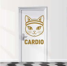 Load image into Gallery viewer, Women Pull-Up Gym Bathroom Door Decal, Vinyl Sticker 1108RS