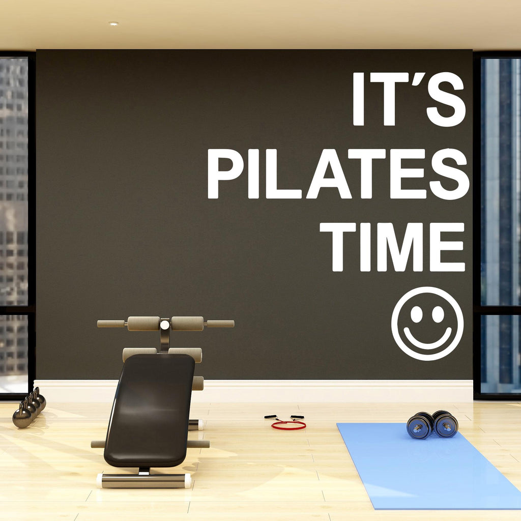 Pilates Wall Decal Pilates Wall Sticker Yoga Wall Art Pilates Wall Decor Gym Wall Decal Gym Wall Sticker Gym Wall Art Meditation Decal 682LU