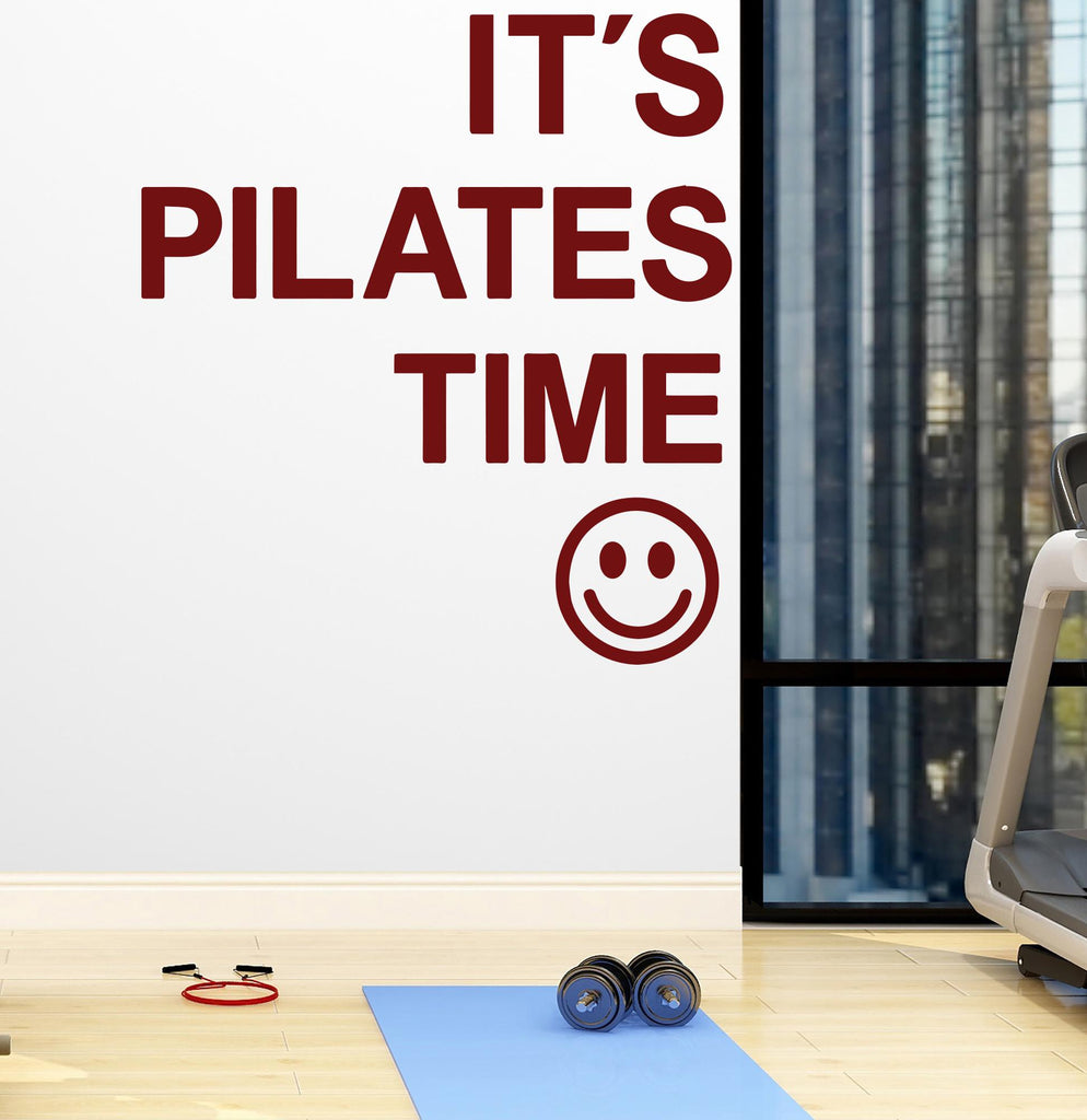 Pilates Wall Decal Pilates Wall Sticker Yoga Wall Art Pilates Wall Decor Gym Wall Decal Gym Wall Sticker Gym Wall Art Meditation Decal 682LU