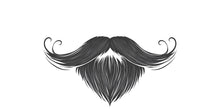 Load image into Gallery viewer, Beard And Mustache Wall Decal, Barber Shop Wall Decor, Mens Grooming Sticker, Barbershop Wall Art, Beard Logo Salon Interior Design