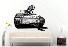 Load image into Gallery viewer, Old Vintage Army War Tank Wall Decal Vinyl Sticker Mural Room Decor L679