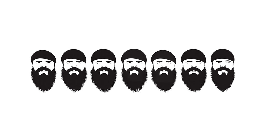 Beard Styles Wall Decal, Barber Shop Wall Decor, Beard Chart Sticker, Mens Grooming Wall Art, Barbershop Interior Design Decor
