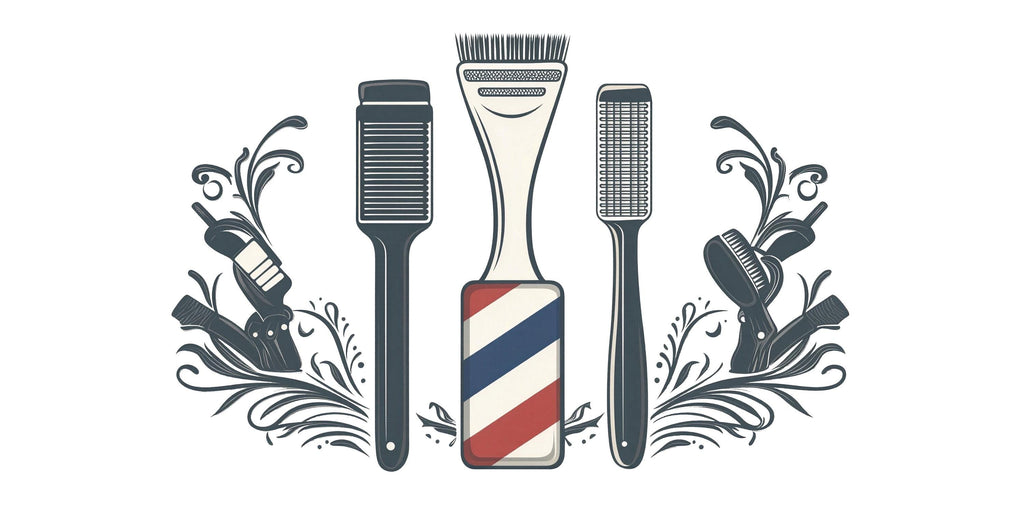 Barber Tools Wall Decal, Clipper Comb Wall Sticker, Barbershop Wall Decor, Hair Salon Wall Art, Mens Grooming Vinyl Decal, Barber Interior