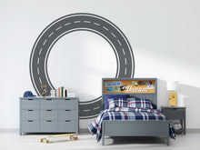 Load image into Gallery viewer, Road Wall Decal Playroom Wall Mural Racing Track Toy Cars Kids Room Race Track Wall Sticker for Playroom