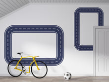 Load image into Gallery viewer, Car Track Wall Decal Road Wall Mural Playroom Racing Highway Kids Room Teen &amp; Boys Bedroom Decor