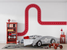 Load image into Gallery viewer, Road Wall Decal Winding Highway Wall Mural Playroom Race Track Wall Sticker Kids Room Nursery &amp; Playroom