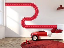 Load image into Gallery viewer, Highway Track Wall Decal Road Wall Mural Kids Room Playroom
