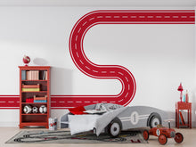 Load image into Gallery viewer, Highway Track Wall Decal Road Wall Mural Kids Room Playroom