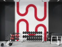 Load image into Gallery viewer, Kids Room Road Wall Decal Car Track Wall Mural Playroom
