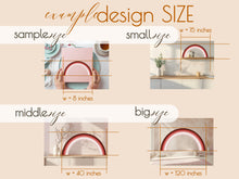 Load image into Gallery viewer, Stripes Wall Decal Rainbow Vinyl Fabric Wall Decal Kids Room Color Options