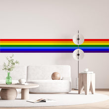 Load image into Gallery viewer, Rainbow Horizontal Wall Decal Wide Wall Accent Modern Rainbow Wall Art