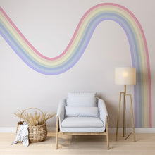 Load image into Gallery viewer, Rainbow Wall Decal for Nursery | Boho Kids Room Wall Sticker | Classic Rainbow Arc