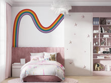 Load image into Gallery viewer, Rainbow Wall Decal for Nursery | Boho Kids Room Wall Sticker | Classic Rainbow Arc