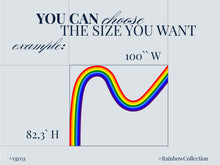 Load image into Gallery viewer, Rainbow Wall Decal for Nursery | Boho Kids Room Wall Sticker | Classic Rainbow Arc