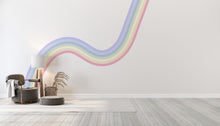 Load image into Gallery viewer, Downward Rainbow Wall Decal Yoga Room Wall Sticker Calm Wall Decor