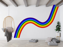 Load image into Gallery viewer, Downward Rainbow Wall Decal Yoga Room Wall Sticker Calm Wall Decor