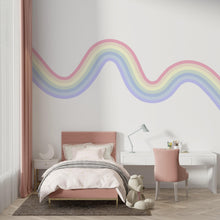 Load image into Gallery viewer, Rainbow Large Wall Decal for Accent Wall Vinyl Rainbow Sticker Nursery &amp; Playroom Decor