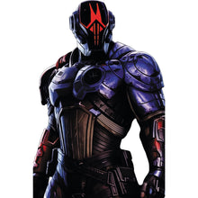 Load image into Gallery viewer, Cyberpunk Robot Vinyl Sticker, Futuristic Warrior Decal, Sci-Fi Armor Laptop Sticker, Waterproof Gamer Sticker