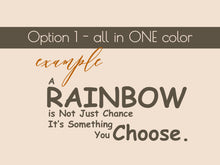 Load image into Gallery viewer, Text Wall Decal Peel And Stick Yoga Place Relax Area Women Pastel Rainbow Colors