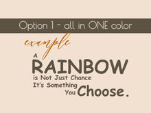 Load image into Gallery viewer, Text Wall Mural Peel And Stick Nursery Kids Room Baby Bedroom Classic Rainbow ROYGBIV