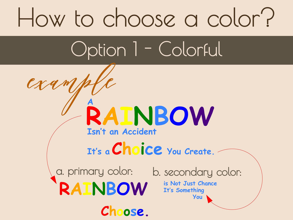 Text Wall Decal Peel And Stick Kids Room Nursery Playroom Pastel Rainbow Colors