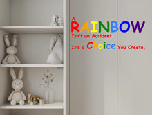 Load image into Gallery viewer, Text Wall Decal Peel And Stick Kids Room Nursery Playroom Pastel Rainbow Colors