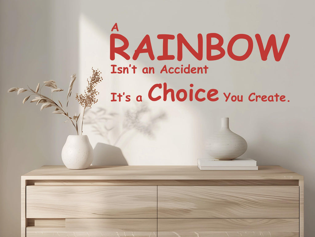 Text Wall Decal Peel And Stick Kids Room Nursery Playroom Pastel Rainbow Colors