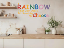 Load image into Gallery viewer, Text Wall Mural Peel And Stick Nursery Kids Room Baby Bedroom Classic Rainbow ROYGBIV