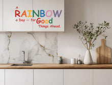 Load image into Gallery viewer, Text Sticker Wall Decal Nursery Kids Room School Playroom Rainbow Colors