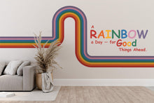 Load image into Gallery viewer, Text Sticker Wall Decal Nursery Kids Room School Playroom Rainbow Colors