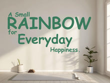 Load image into Gallery viewer, Text Wall Mural Peel And Stick Women Yoga Place Relax Space Classic Rainbow ROYGBIV
