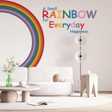 Load image into Gallery viewer, Text Wall Mural Peel And Stick Women Yoga Place Relax Space Classic Rainbow ROYGBIV